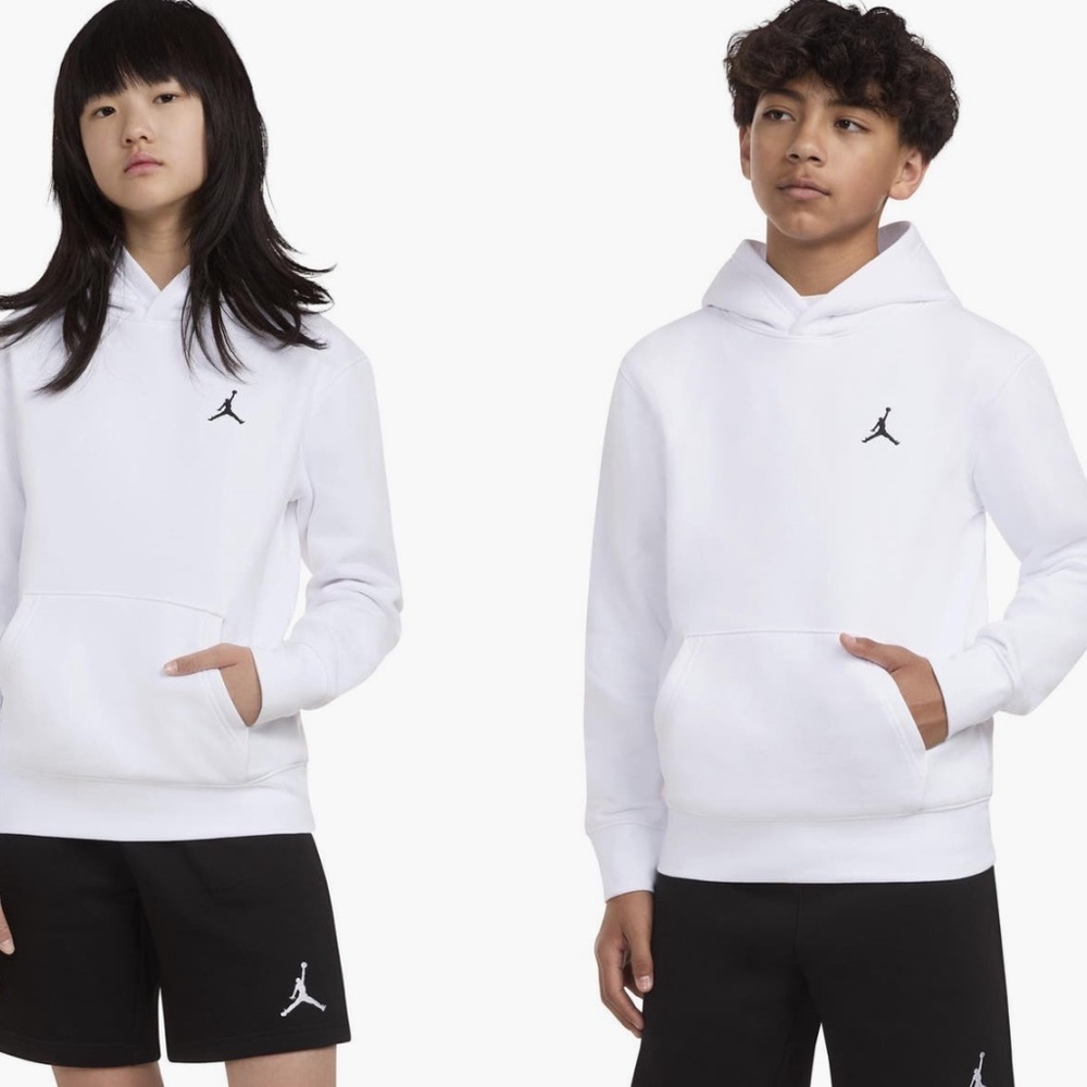 NWT Jordan Kids Brookyln Fleece Hoodie - size S - Picture 2 of 10